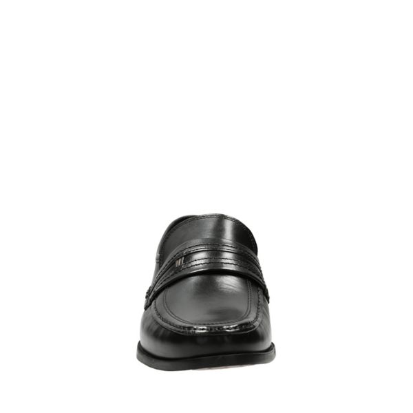 Clarks Mens Astute Drop Loafers Black | CA-5946270
